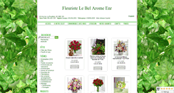 Desktop Screenshot of fleuristelebelarome.com